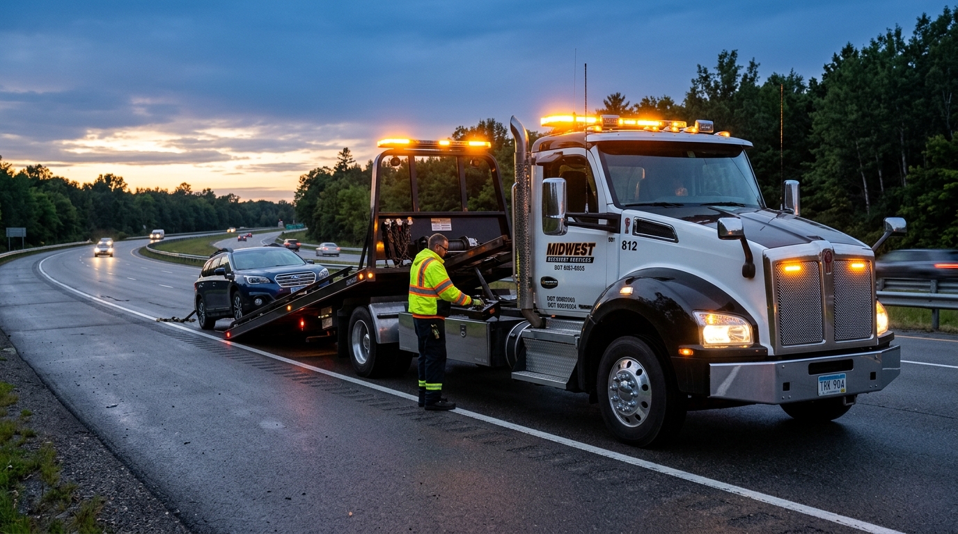 24/7 Rapid Breakdown & Accident Recovery Fleet